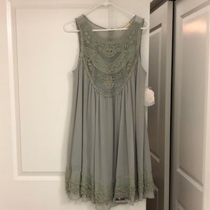 Light green dress